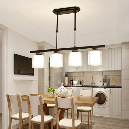 Glass Ceiling Light for Modern Kitchen Island