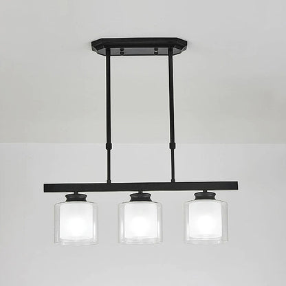 Glass Ceiling Light for Modern Kitchen Island
