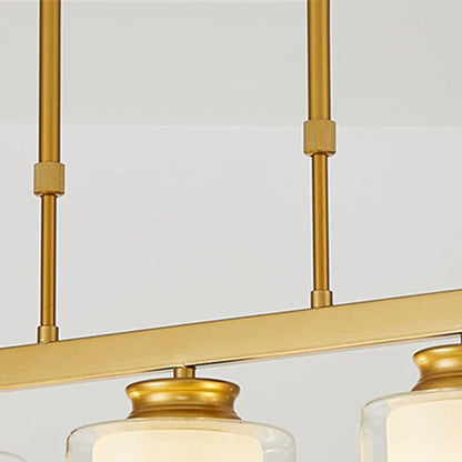 Glass Ceiling Light for Modern Kitchen Island