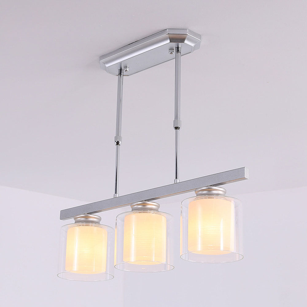 Glass Ceiling Light for Modern Kitchen Island