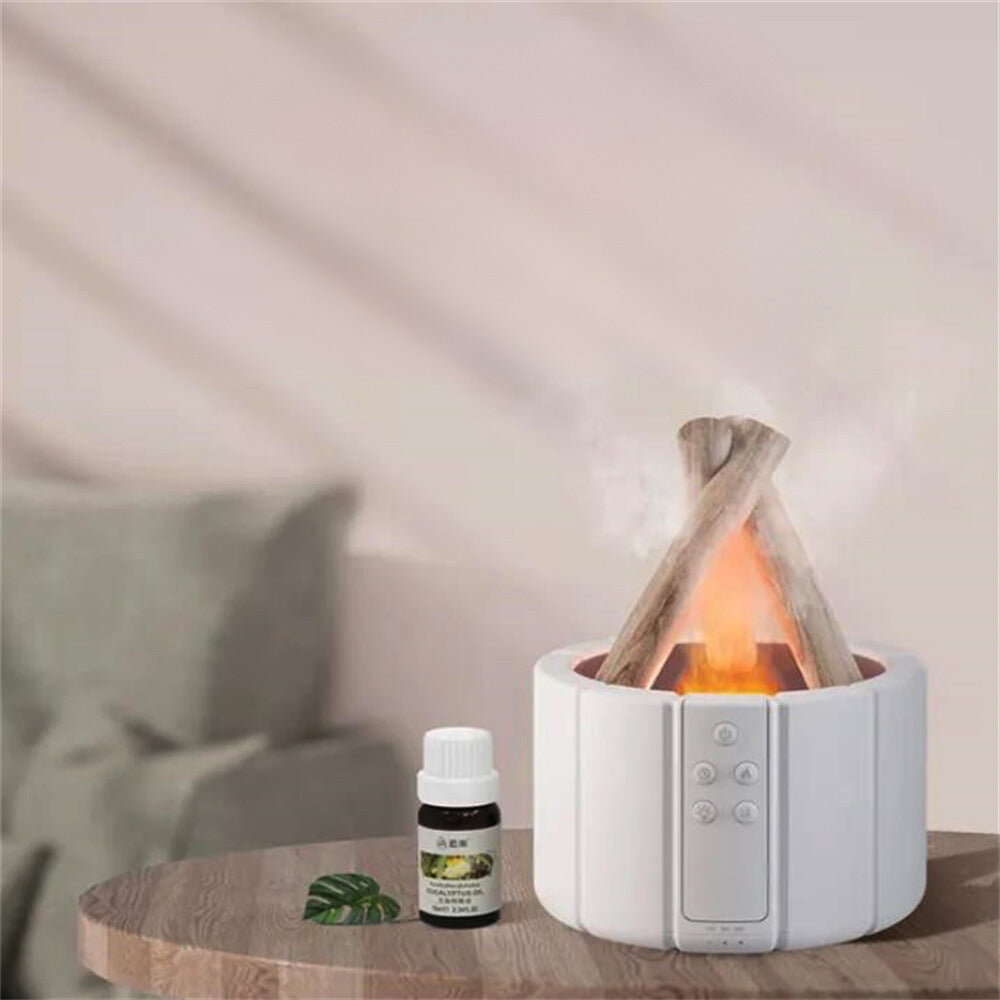 FlameMist™ | Flame Air Humidifier & LED Table Lamp