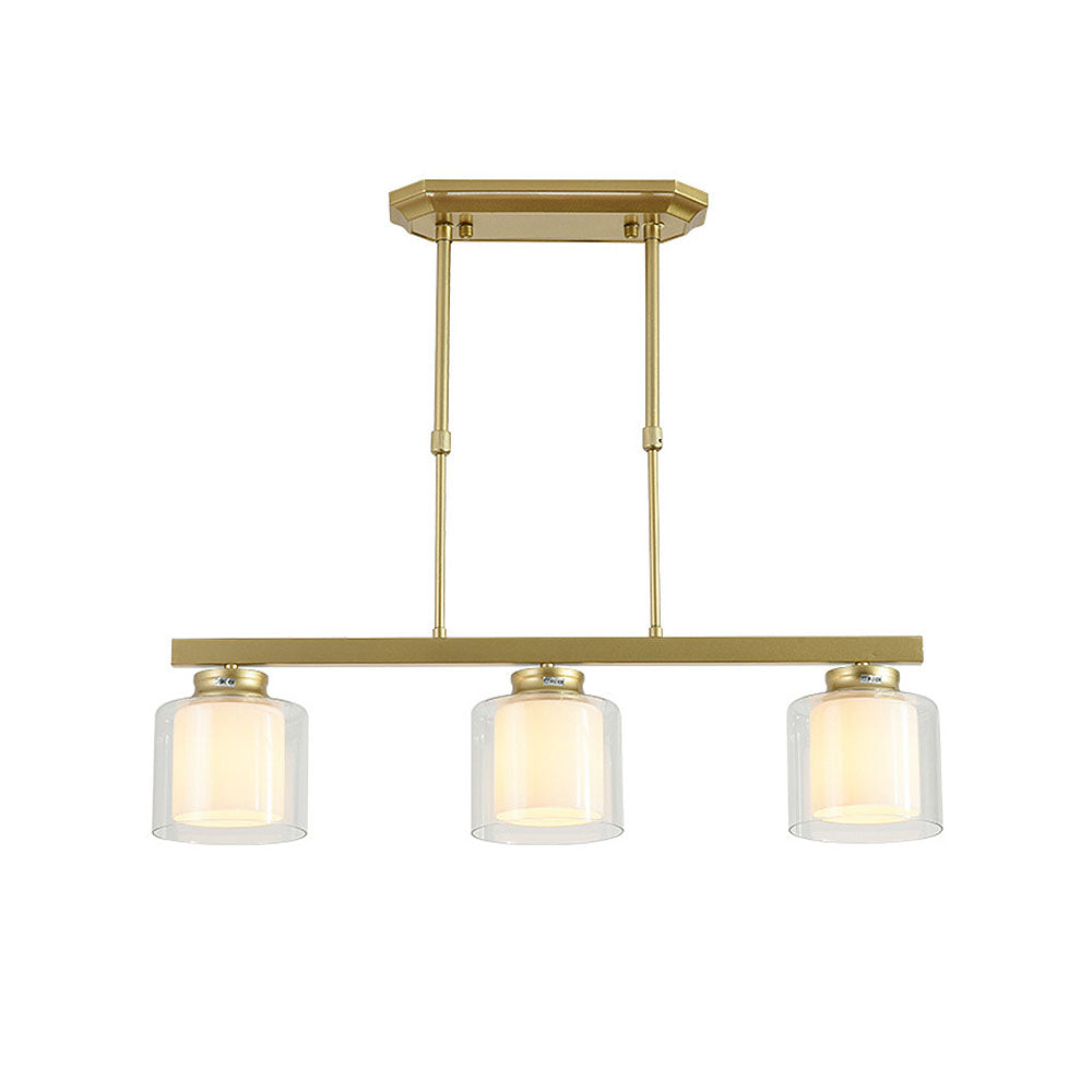 Glass Ceiling Light for Modern Kitchen Island