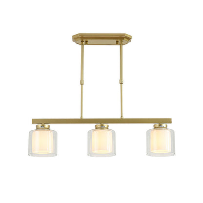 Glass Ceiling Light for Modern Kitchen Island