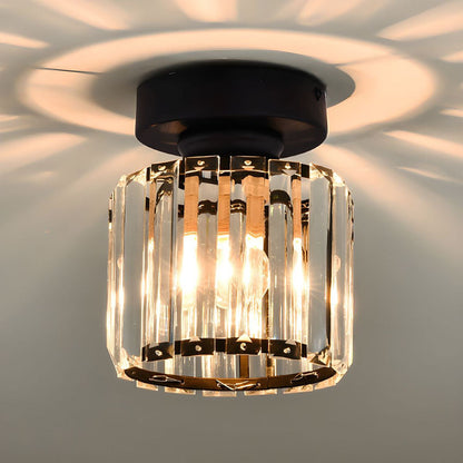 Glass Flush Ceiling Light for Hallway