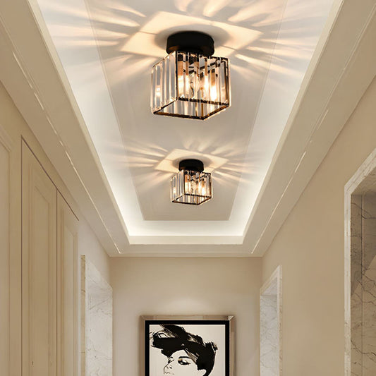 Crystal Glass Ceiling Light for Modern Interiors