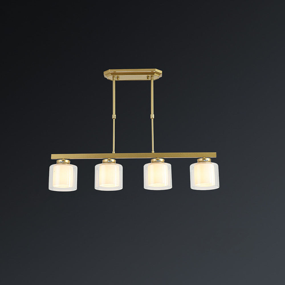 Glass Ceiling Light for Modern Kitchen Island