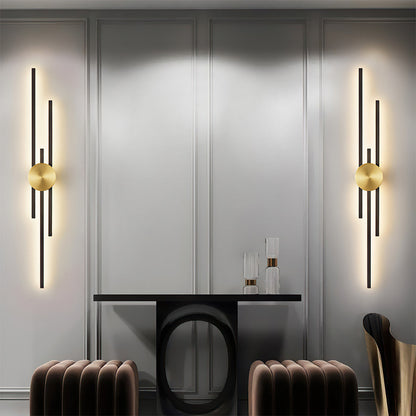 Wall Light Modern LED Iron Vertical Fixture