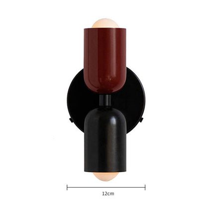 Modern Vintage Double-Headed Utility Room Wall Light - Stylish Illumination for Contemporary Spaces
