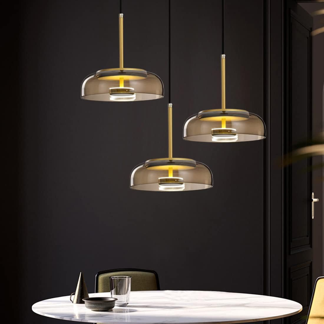 Pendant Light Modern Glass LED Ceiling Lamp