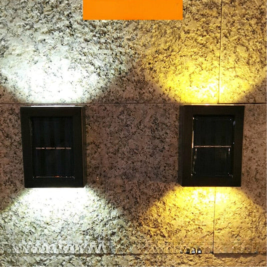 Outdoor Solar Wall Light for Garden Fences