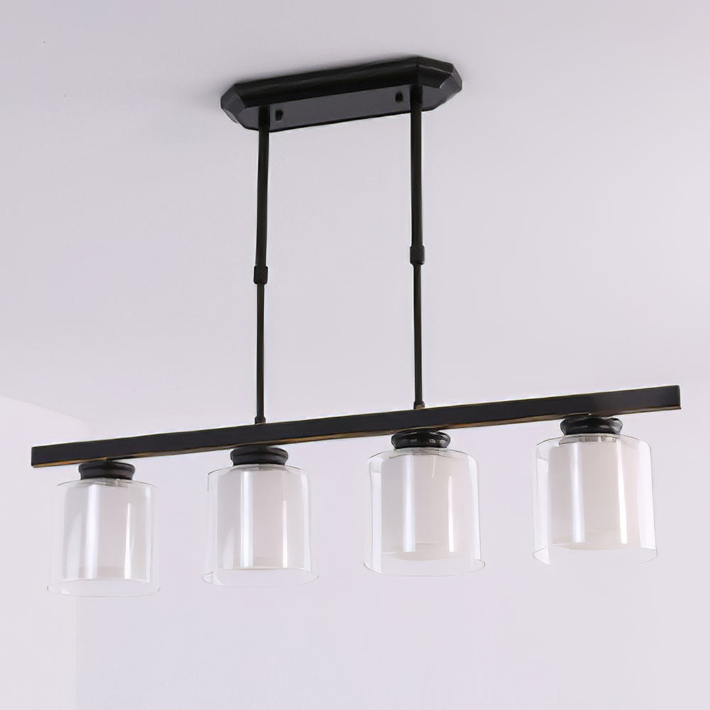 Glass Ceiling Light for Modern Kitchen Island