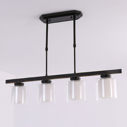 Glass Ceiling Light for Modern Kitchen Island