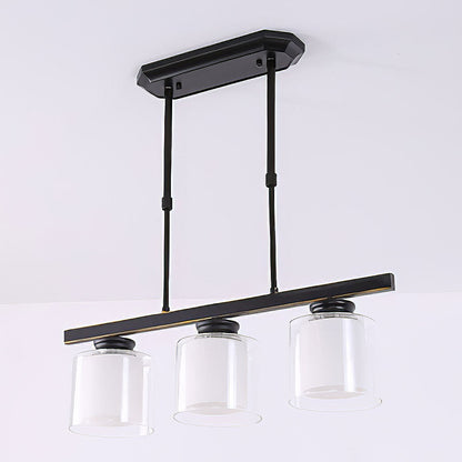 Glass Ceiling Light for Modern Kitchen Island