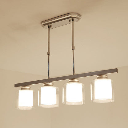 Glass Ceiling Light for Modern Kitchen Island