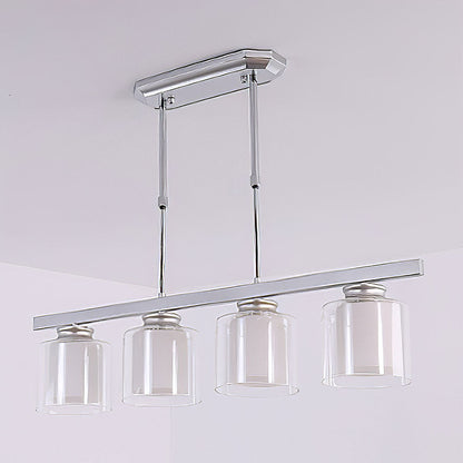 Glass Ceiling Light for Modern Kitchen Island