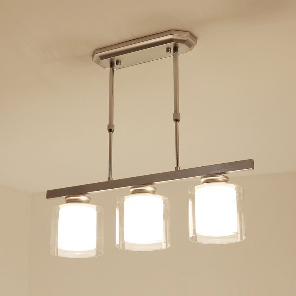 Glass Ceiling Light for Modern Kitchen Island