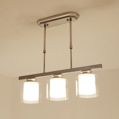 Glass Ceiling Light for Modern Kitchen Island