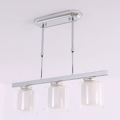Glass Ceiling Light for Modern Kitchen Island