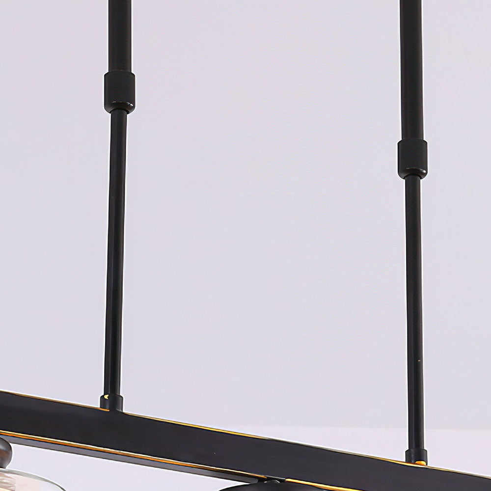 Glass Ceiling Light for Modern Kitchen Island