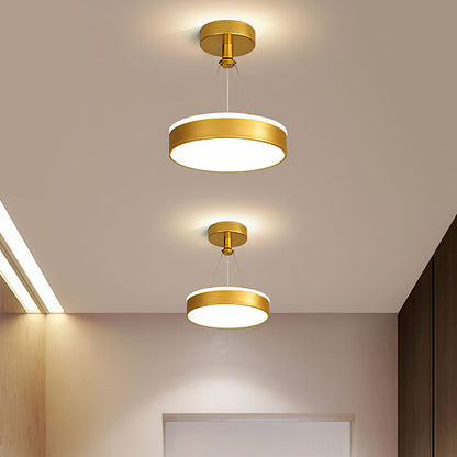Sleek Modern Metal LED Pendant Ceiling Lights