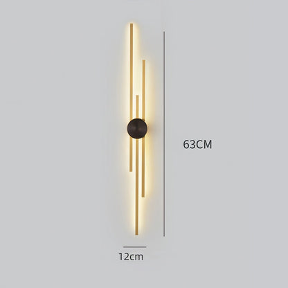 Wall Light Modern LED Iron Vertical Fixture