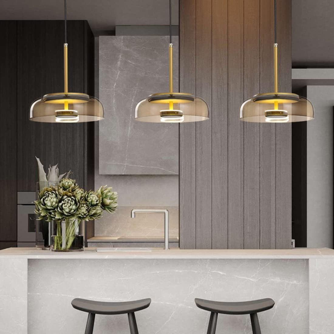 Pendant Light Modern Glass LED Ceiling Lamp