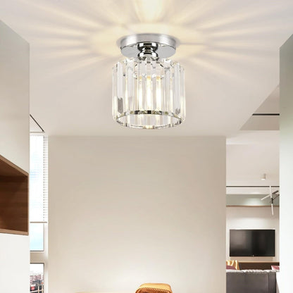 Glass Flush Ceiling Light for Hallway