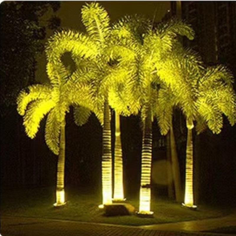 Outdoor Lighting Ring for Tree Illumination