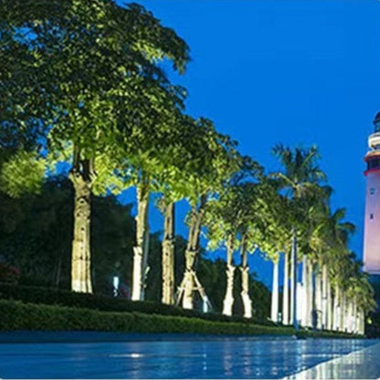 Outdoor Lighting Ring for Tree Illumination