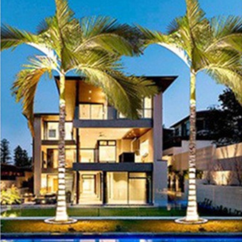 Outdoor Lighting Ring for Tree Illumination