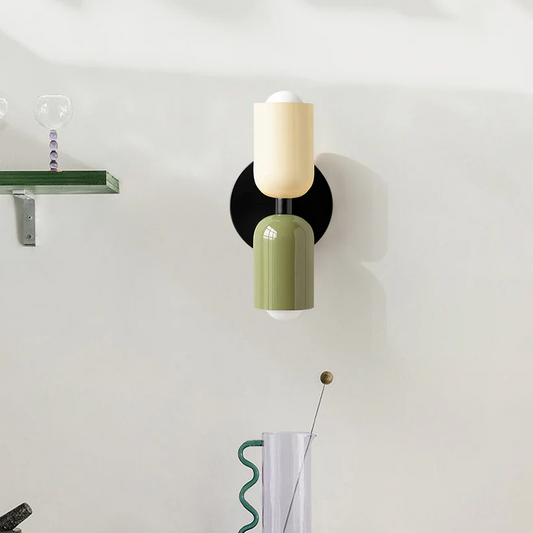 Modern Vintage Double-Headed Utility Room Wall Light - Stylish Illumination for Contemporary Spaces