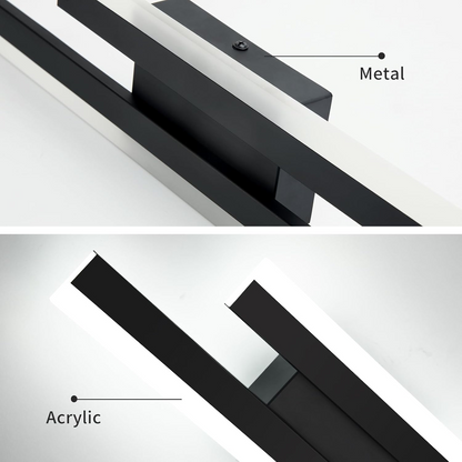 LED Wall Light Acrylic Metal Wall Sconce Lighting Fixture