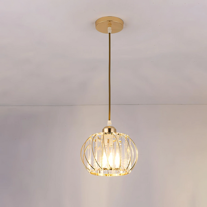 Pendant Light Black Glass Globe Ceiling Fixture