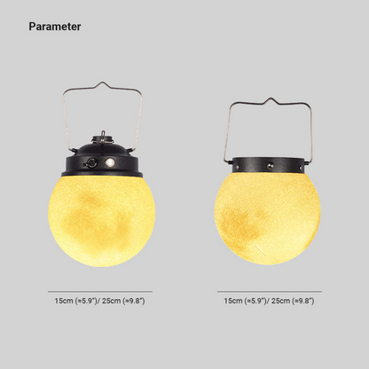 Elif Modern LED Outdoor Pendant Lamp Gold Metal Resin Hallway Outdoor