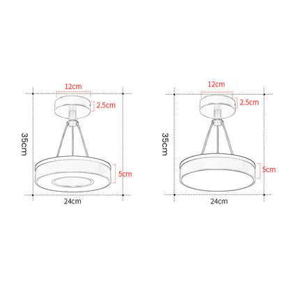 Sleek Modern Metal LED Pendant Ceiling Lights