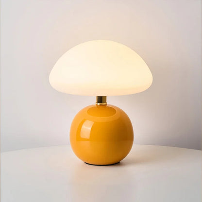 Warm Glow Mushroom Lamp