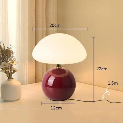 Warm Glow Mushroom Lamp
