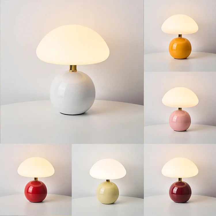 Warm Glow Mushroom Lamp