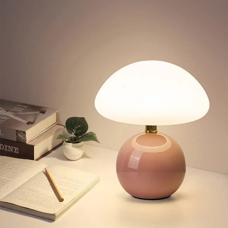 Warm Glow Mushroom Lamp