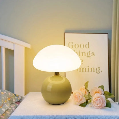 Warm Glow Mushroom Lamp
