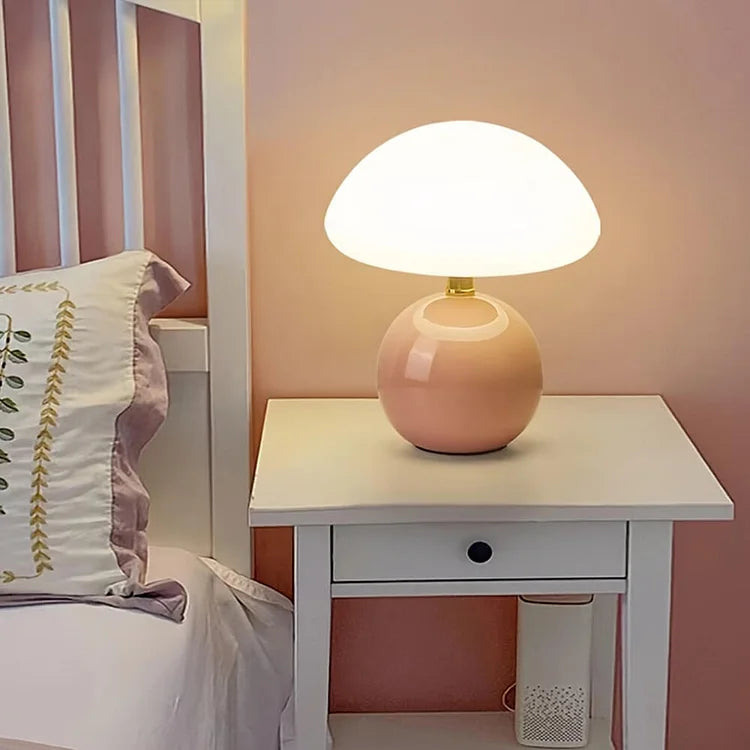 Warm Glow Mushroom Lamp
