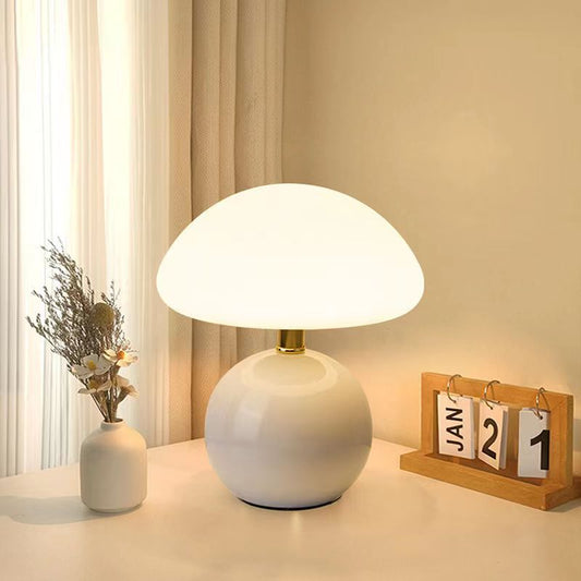 Warm Glow Mushroom Lamp