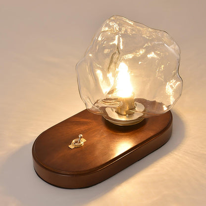 IceGlow™| Elegant Glass Table Lamp with Ambient LED Lighting