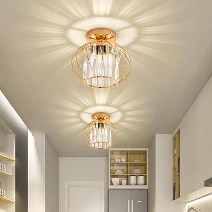 Pendant Light Black Glass Globe Ceiling Fixture