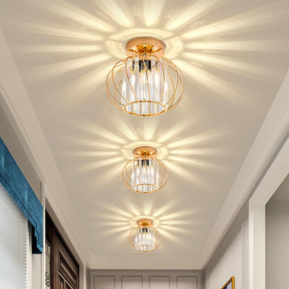 Pendant Light Black Glass Globe Ceiling Fixture