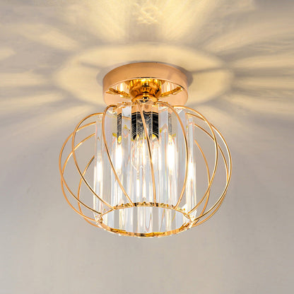 Pendant Light Black Glass Globe Ceiling Fixture