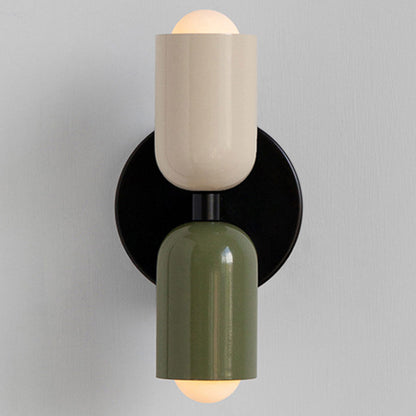 Modern Vintage Double-Headed Utility Room Wall Light - Stylish Illumination for Contemporary Spaces