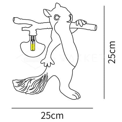 SquirrelGlow™ | Modern Squirrel Table Lamp for Cozy Home Décor
