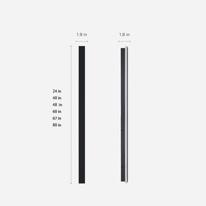 Outdoor Wall Light Modern Black LED Sconce