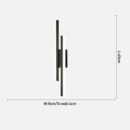 LED Wall Light Acrylic Metal Wall Sconce Lighting Fixture